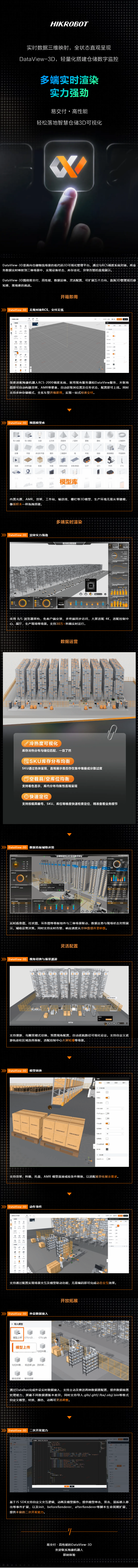 30万+料箱流畅渲染！仓储可视化，选DataView-3D就够了